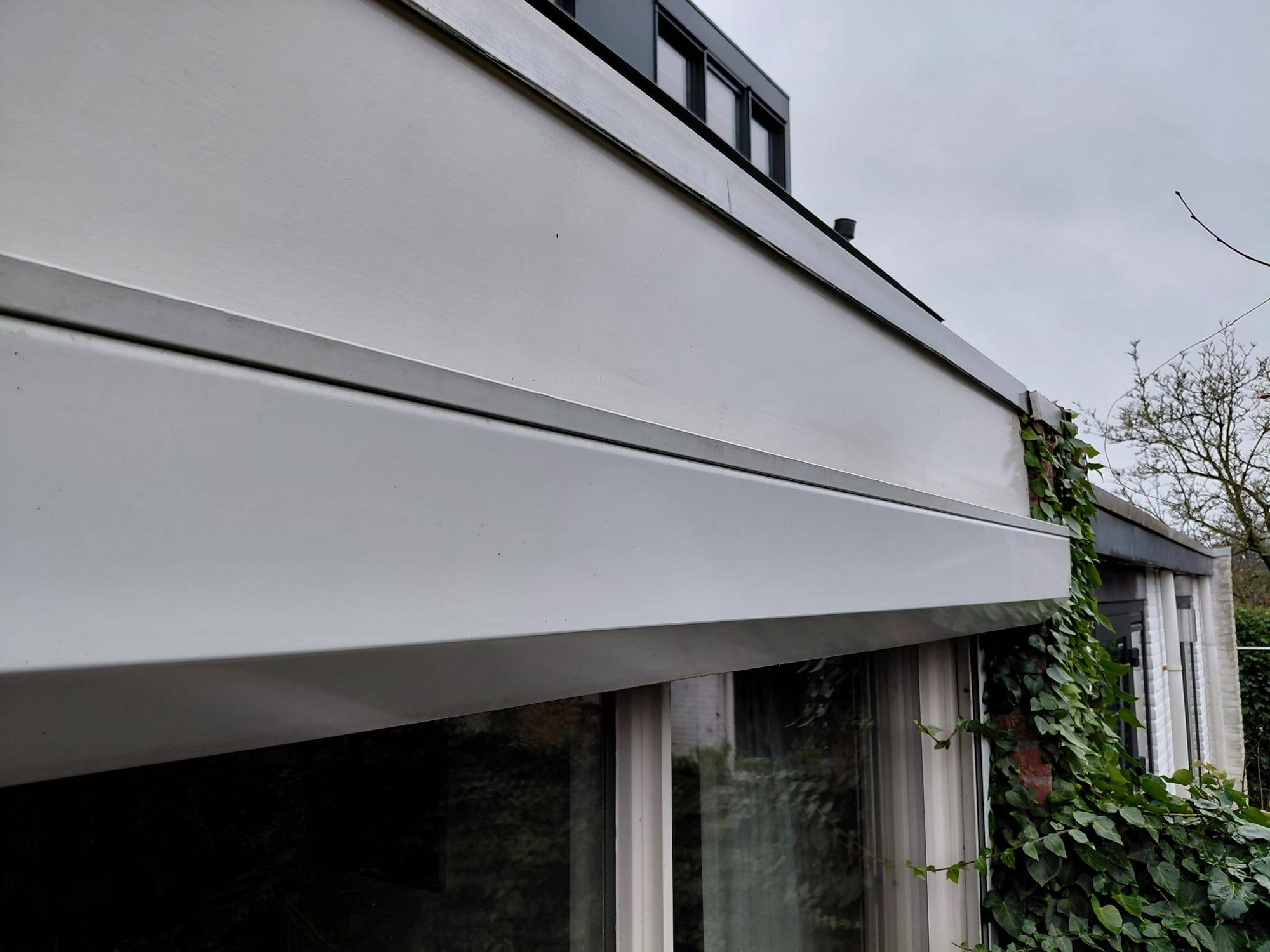 Dakrand en gevel reiniging